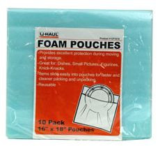 Foam Pouches, Large Foam Pouches, Large